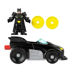 Imaginext Dc Super Friends Metal Force Batmobile - action figures ed accessori
