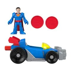 Imaginext Dc Super Friends Metal Force Supermobile - action figures ed accessori