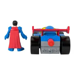 Imaginext Dc Super Friends Metal Force Supermobile - action figures ed accessori