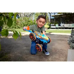 Hot Wheels Monster Trucks Tiger Shark Super Scalatore Radiocomando - radiocomandi