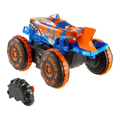 Hot Wheels Monster Trucks Tiger Shark Super Scalatore Radiocomando - radiocomandi