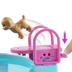 Barbie Piscina Dei Sogni con Scivolo, Idromassaggio e Accessori - collezionabili bambina