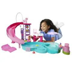 Barbie Piscina Dei Sogni con Scivolo, Idromassaggio e Accessori - collezionabili bambina