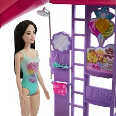 Barbie Piscina Dei Sogni con Scivolo, Idromassaggio e Accessori - collezionabili bambina