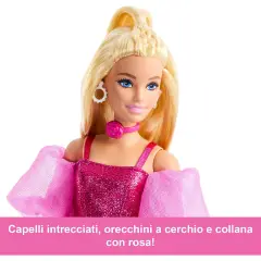 Barbie Deluxe Style n.5 Rosa Metallizzato con Accessori - collezionabili bambina