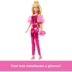 Barbie Deluxe Style n.5 Rosa Metallizzato con Accessori - collezionabili bambina