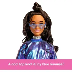 Barbie Deluxe Style #7 Metallic Blue with Accessories - collectible baby girl