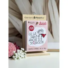 Calendario Filosofico Delle Donne 10x14 Con Supporto In Legno - agende