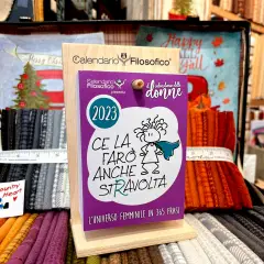 Calendario Filosofico Delle Donne 10x14 Con Supporto In Legno - agende