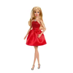 Mattel 80th Anniversary Barbie with Ruby Red Dress - collectible baby girl