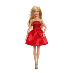 Mattel 80th Anniversary Barbie with Ruby Red Dress - collectible baby girl