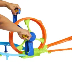 Hot Wheels Pista Loop Rotante con Macchinina Inclusa - Veicoli, garage e piste