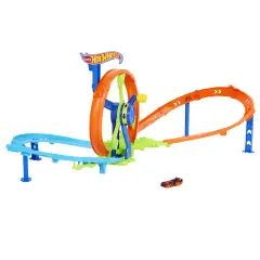 Hot Wheels Pista Loop Rotante con Macchinina Inclusa - Veicoli, garage e piste