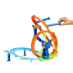 Hot Wheels Pista Loop Rotante con Macchinina Inclusa - Veicoli, garage e piste