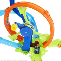Hot Wheels Pista Loop Rotante con Macchinina Inclusa - Veicoli, garage e piste
