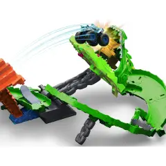 Hot Wheels Monster Trucks Pista Demolizione Del Drago - Veicoli, garage e piste
