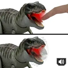 Jurassic World T-Rex Power Devour con Luci e Suoni - action figures ed accessori
