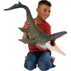 Jurassic World Rebirth Mosasauro Super Colossale Snodato - action figures ed accessori