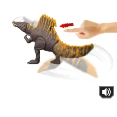 Jurassic World Rebirth Spinosauro Attacco Furioso - action figures ed accessori
