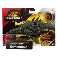 Jurassic World Rebirth Edmontonia Frenzy Pack 15 cm - action figures ed accessori