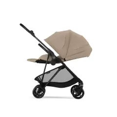 Passeggino Melio Carbon Almond Beige Cybex - passeggini