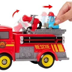 Cars Dart and Rescue Red and Guido Firefighters - action figures and accessories