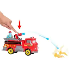 Cars Dart and Rescue Red and Guido Firefighters - action figures and accessories