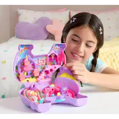 Polly Pocket Gattino delle Feste con 23 Sorprese e Mini Bambole - collezionabili bambina
