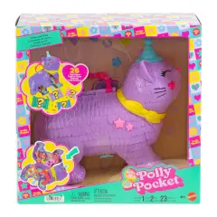 Polly Pocket Gattino delle Feste con 23 Sorprese e Mini Bambole - collezionabili bambina