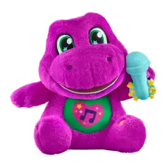 Barney Canterino Peluche con Suoni e Canzoni Multilingue 25 cm - peluches 0/36 mesi