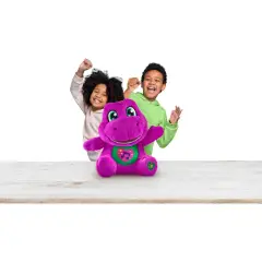 Barney Canterino Peluche con Suoni e Canzoni Multilingue 25 cm - peluches 0/36 mesi