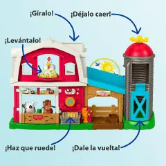 Fisher-Price Little People La Fattoria degli Animali Felici - play set