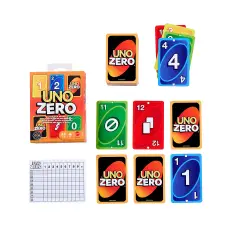 UNO Zero Mattel – Gioco da Tavolo con Punteggio Basso - Giochi di società