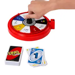 UNO Spin Mattel – Gioco da Tavolo con Ruota Gira Azione - Giochi di società