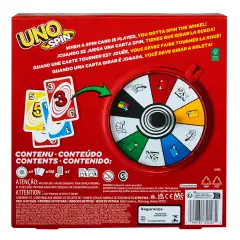 UNO Spin Mattel – Gioco da Tavolo con Ruota Gira Azione - Giochi di società