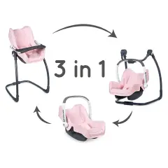 Seggiolone Per Bambole Maxi - Cosi 3 in 1 Rosa - Bambole e accessori