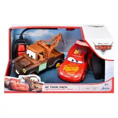 Cars Saetta McQueen + Cricchetto Radiocomandati Scala 1:32 - radiocomandi