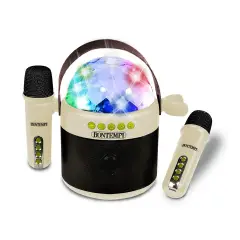 Cassa Karaoke Wireless con 2 Microfoni e Luci LED RGB - Sistemi audio