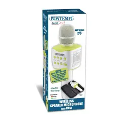 Microfono Karaoke Wireless con Altoparlante e Custodia - Sistemi audio