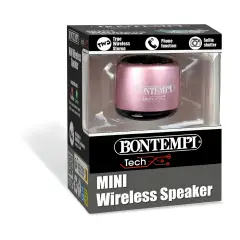 Mini Amplificatore Speaker Bluetooth Rosa TWS Portatile Ricaricabile - Sistemi audio