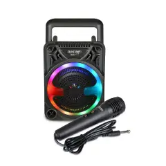 Mini Amplificatore Speaker Wireless con Microfono e Luci RGB TWS - Sistemi audio