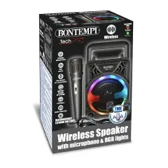 Mini Amplificatore Speaker Wireless con Microfono e Luci RGB TWS - Sistemi audio
