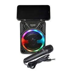 Mini Amplificatore Speaker Wireless con Microfono e Luci RGB TWS - Sistemi audio