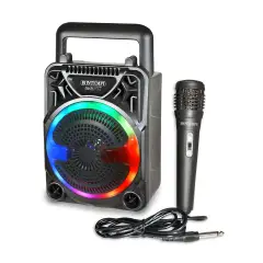 Mini Amplificatore Speaker Wireless con Microfono e Luci RGB TWS - Sistemi audio