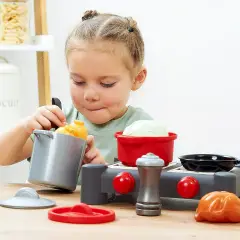 Toy Cooker Set with Kitchen Accessories - Plastic Constructions