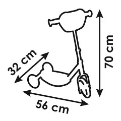 Monopattino 3 Ruote Gabby Dollhouse - monopattini