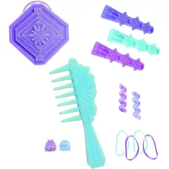 Frozen Elsa Head To Comb With 17 Accessories Included - beauty and accessories
