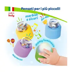 Quercetti Momy Soft: 8 Mattoncini Morbidi per Bambini - Costruzioni in plastica