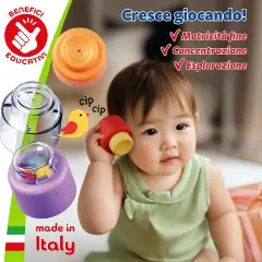 Quercetti Momy Soft: 8 Mattoncini Morbidi per Bambini - Costruzioni in plastica