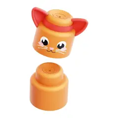 Momy Soft Mattoncini Morbidi Happy Animals 12 Pezzi - Costruzioni in plastica